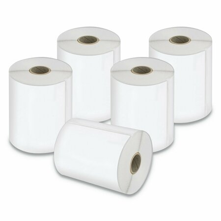 DYMO LW Extra-Large Shipping Labels, 4" x 6", White, 220/Roll, PK5 2026404